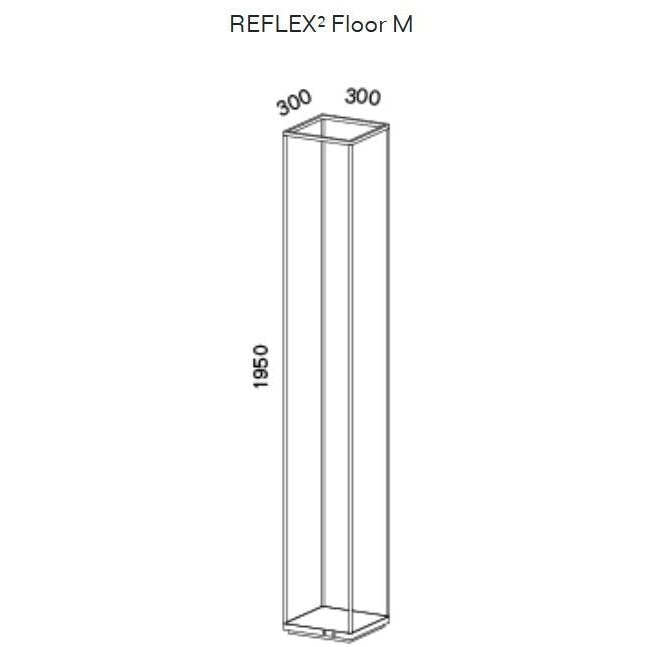 Serien Lighting - Stehleuchte Reflex² M weiß LED