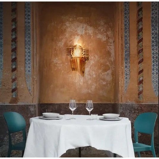 Slamp - Wandleuchte Aria gold