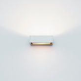 Serien Lighting - Wandleuchte SML Wall S Halogen Aluminium Glas Satiniert Ausstellungsware