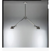 Artemide - Pendelleuchte Tolomeo Sospensione Due Bracci Alluminio