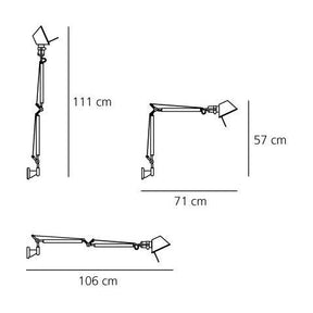 Artemide - Wandleuchte Tolomeo Mini Parete
