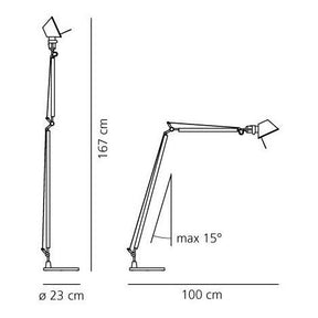 Artemide - Stehleuchte Tolomeo Lettura