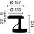 Belux - Wand-/Deckenleuchte U-Turn 24