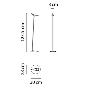 Vibia Lighting - Stehleuchte Skan LED schwarz