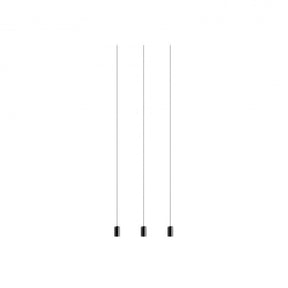 Vibia Lighting - Pendelleuchte Wireflow Freeform schwarz LED