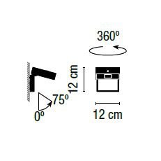 Vibia Lighting - Wandleuchte Alpha lackweiss