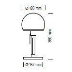 Tecnolumen - Tischleuchte Wagenfeld WG24 B-Ware