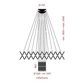Serien Lighting - Pendelleuchte Zoom XL
